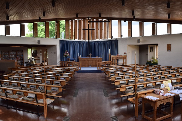 inside the church